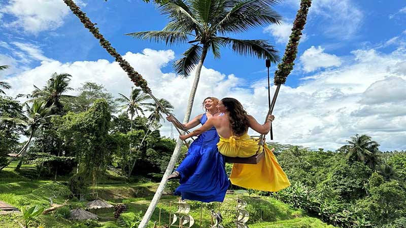 Ubud Giant Jungle Swing & Tegallalang Rice Terrace - View 3